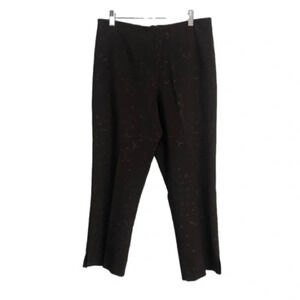 5/$25 
Vintage Premiere Collection Brown Cropped Pants 8 Back  Zipper Stitched